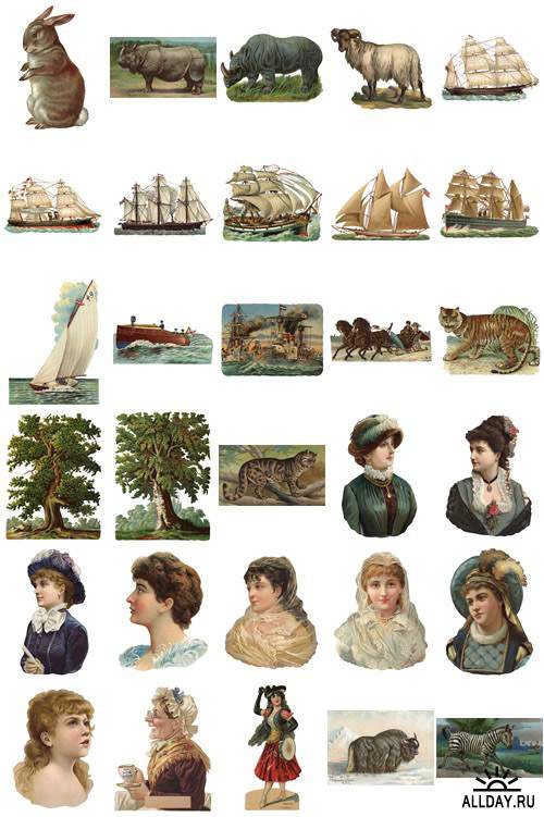 Visual Language 12 Victorian Scrapbook Treasures II
