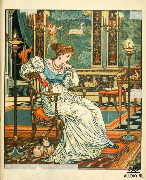 Книжные иллюстрации.Beauty and the beast picture book...(1911) Walter Crane