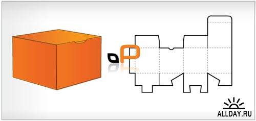 Packaging | 25 оригинальных векторных (EPS) выкроек