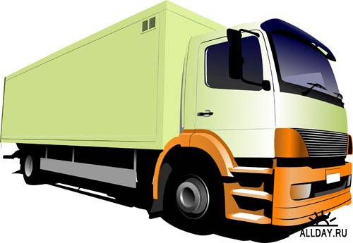 Stock Vector: illustration of trucks | Иллюстрации грузовиков