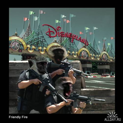 Disneyland Under Attack by Max Papeschi