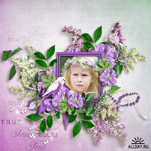Скрап-набор  Lilac Scent