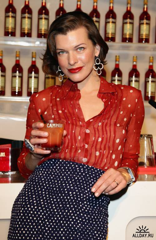 Milla Jovovich And The Campari Calendar 2012 – “It’s The End Of The World, Baby”!