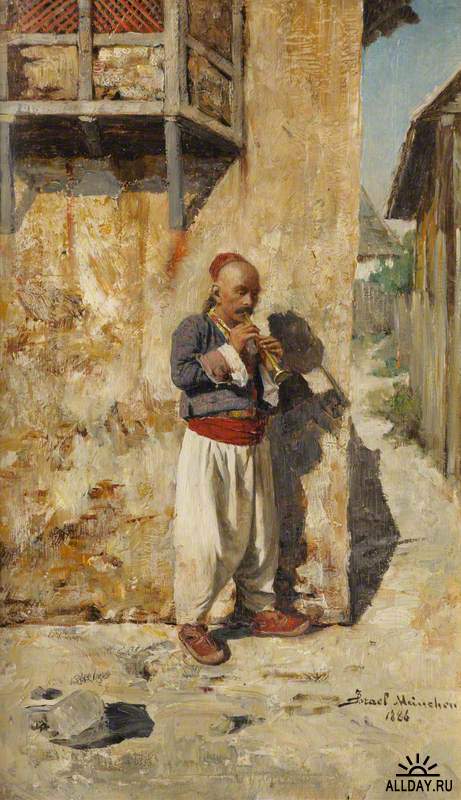 Австрийский художник Daniel Israel (1859-1901)