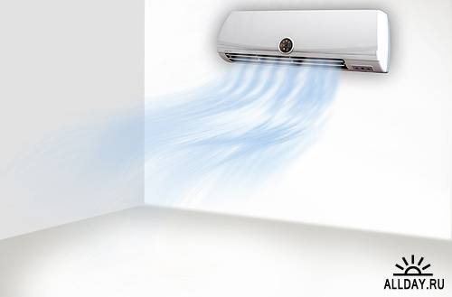 Векторные Иконки домашних бытовых приборов и кондиционеров -  Vector icons of Household appliance & air-conditioner