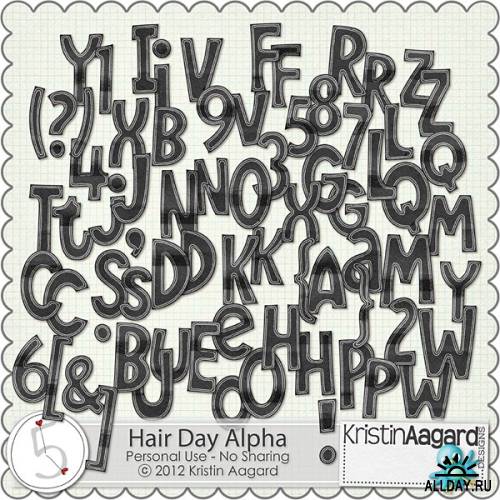 Скрап-набор - Hair Day