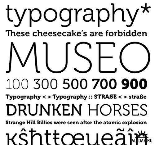 Museo Font Family - 27 Font $445