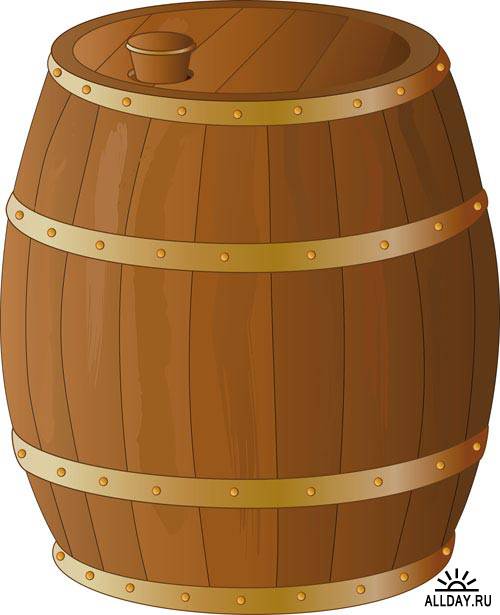 Деревянная бочка | Wooden barrel