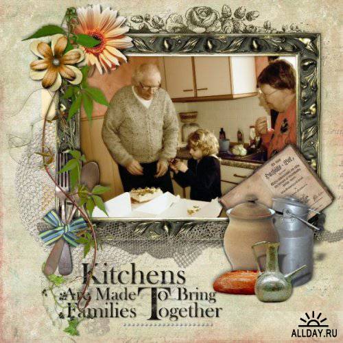 Scrap kit  Grandmas Kitchen