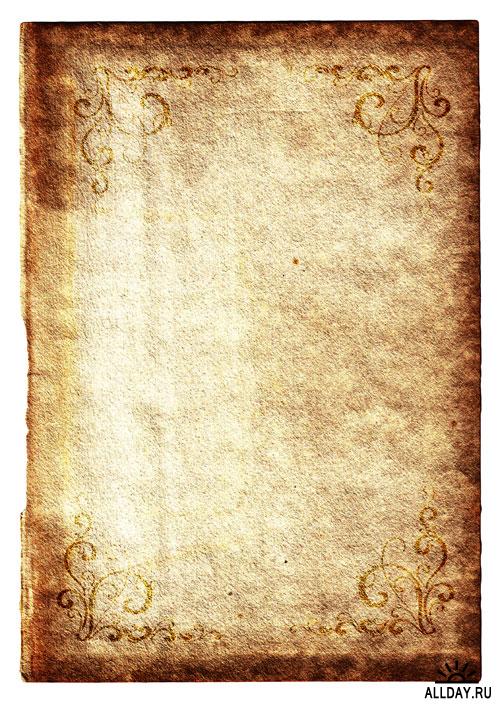 Помятая старая бумага | Клипарт Часть-1.