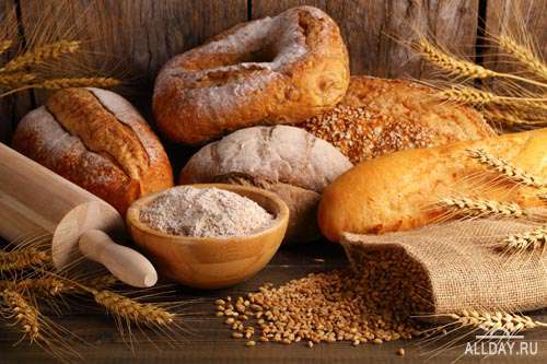 Еда. Мега коллекция. Хлеб и пшеница #8 - Растровый клипарт
