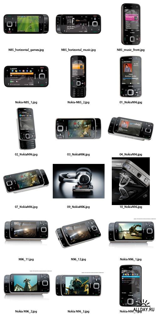Stock Photo - Mobile Phones (Nokia N-Series)