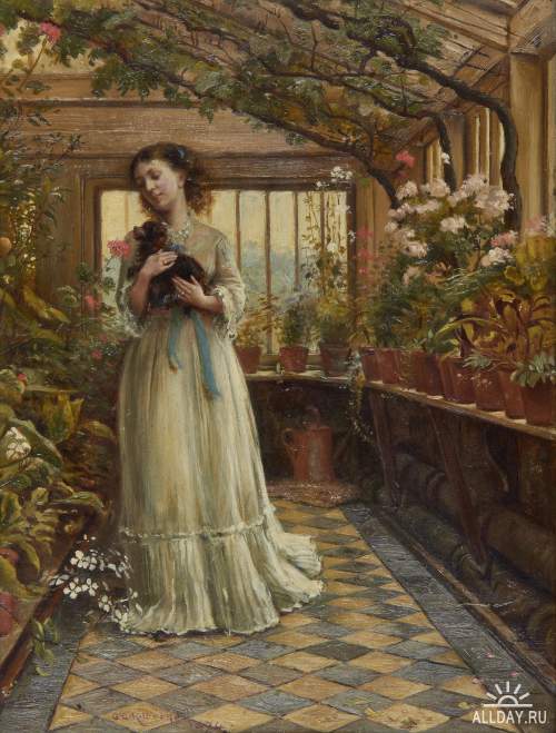 Английский художник George Goodwin Kilburne (1839-1924)
