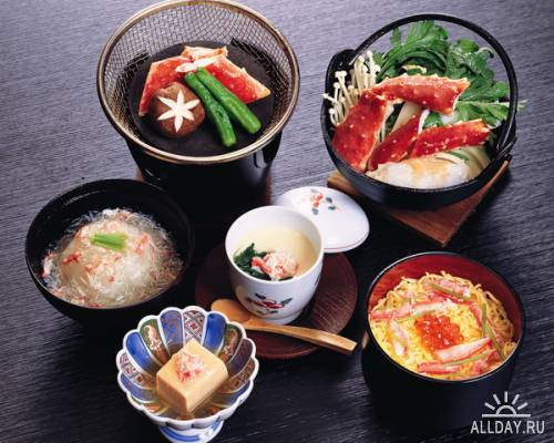 Клипарт - Вкусные блюда японской кухни / MX-076 The Tasty Cooking