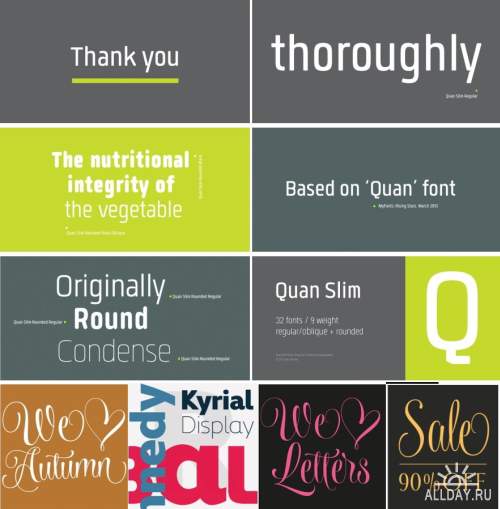 Сборник красивых шрифтов / Fonts pack 10