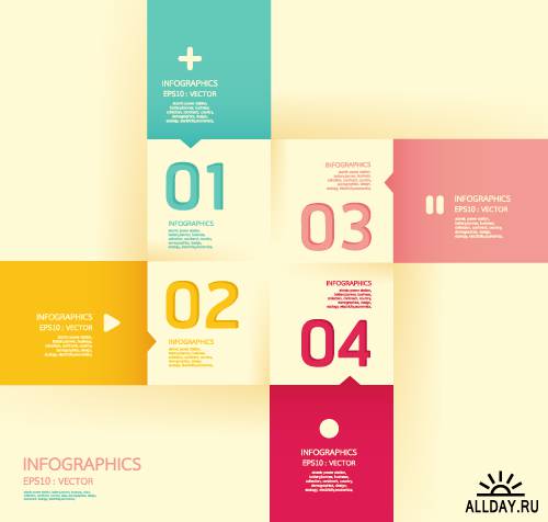 Modern infographics design elements