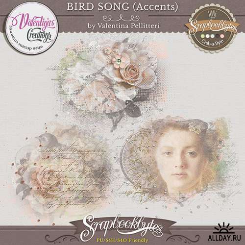 Скрап-набор Bird Song - Птичья Песня