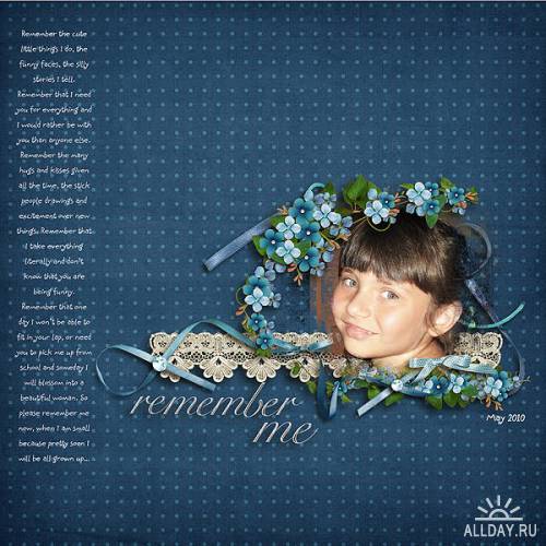 Scrap kit Forget Me Knot