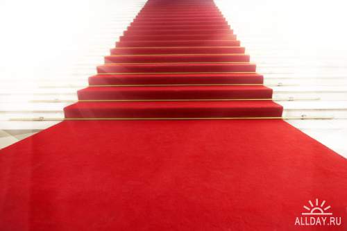 Staircase With Red Carpet