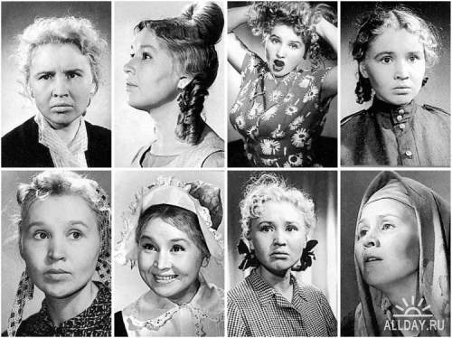 Фотопробы несостоявшихся ролей известных советских киноартистов