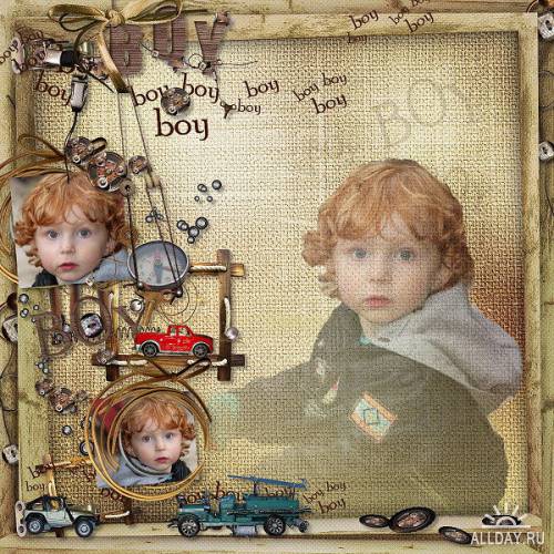 Скрап-набор «Boy is boy»