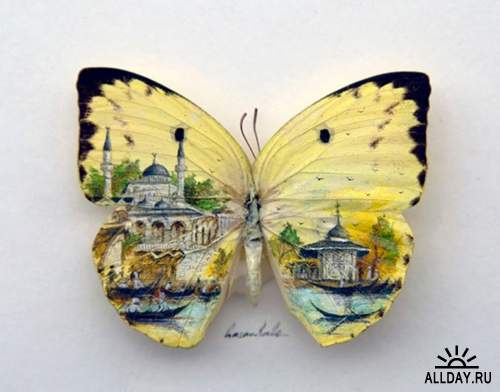 Уникальные миниатюрные рисунки Хасана Кале