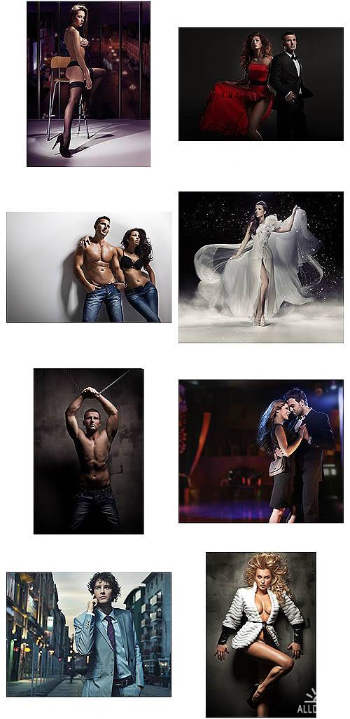 Модные парни и девушки - фотосток | Fashion people: Men & Woman