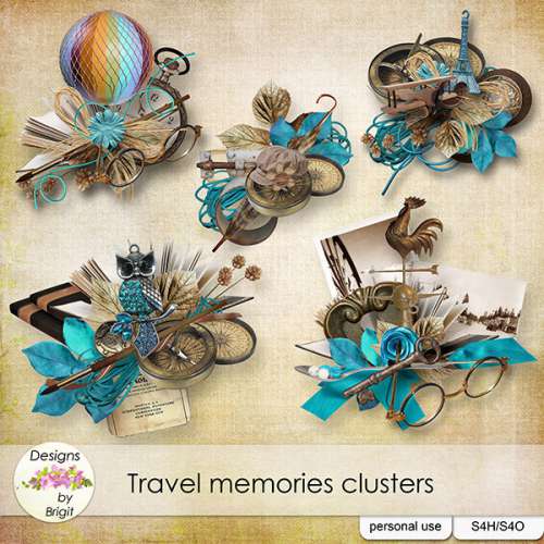 Скрап-набор Travel Memories - Путевые Воспоминания