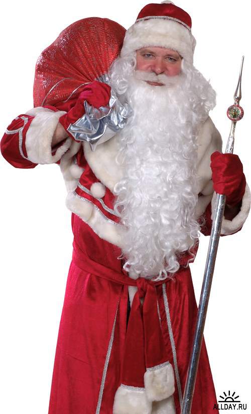 Дед Мороз - новогодний клипарт