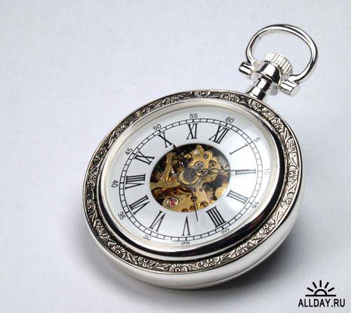 Stock Photo: Pocket clock | Карманные часы