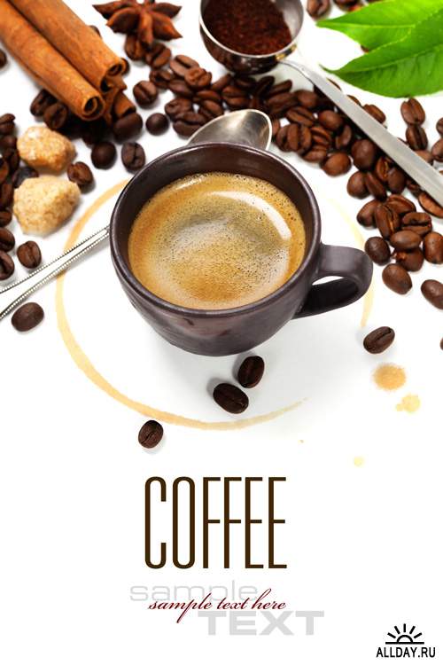 Кофе - Растровый клипарт | Coffee - UHQ Stock Photo