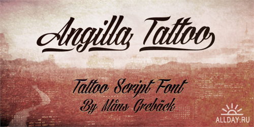 25 Inventive Tattoo Fonts
