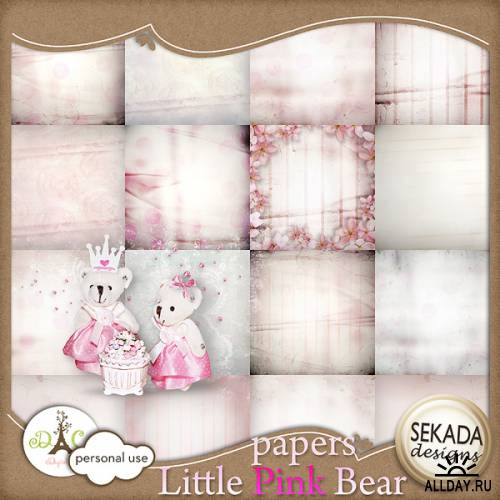 Scrap kit    Little Pink Bear