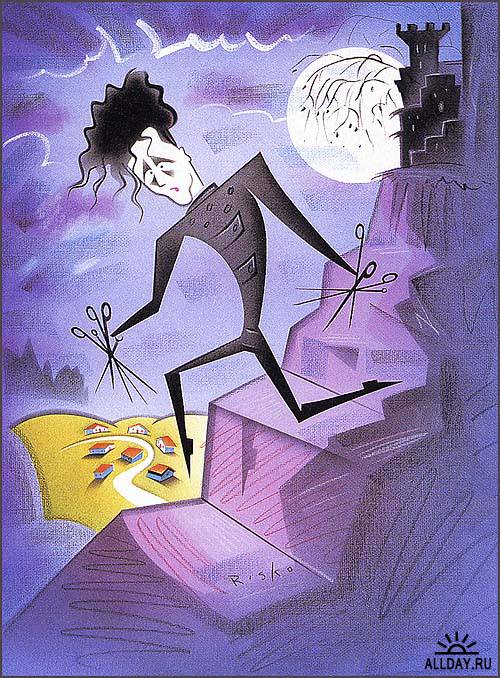 Карикатуры на знаменитостей Роберта Риско | Caricatures on Celebrity Robert Risko