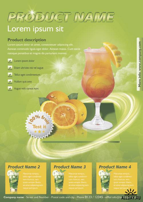 GraphicRiver Product Flyer DIN A4