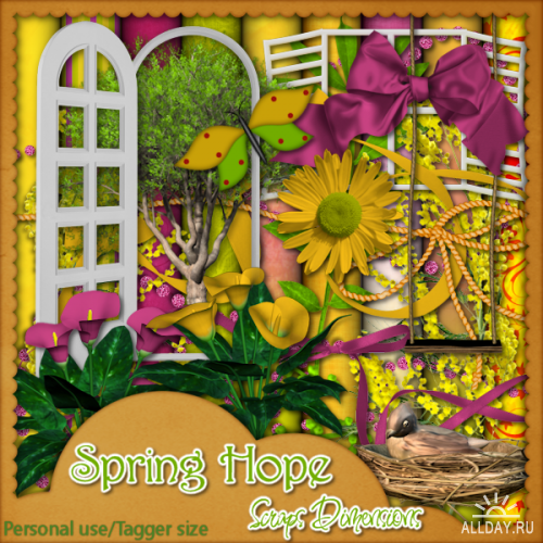 Скрап-набор Весенняя надежда | Spring hope