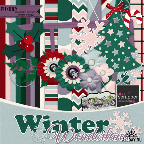 Scrap set - Winter Wonderland Mega Collab set 2