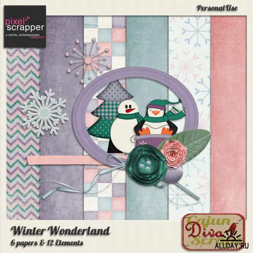 Scrap set - Winter Wonderland Mega Collab set 2