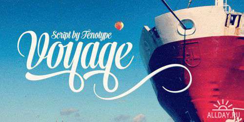 Voyage Font Family - 3 Font $95
