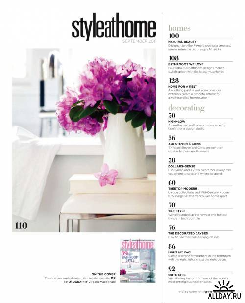 Style at Home №9 (сентябрь 2011) / Canada