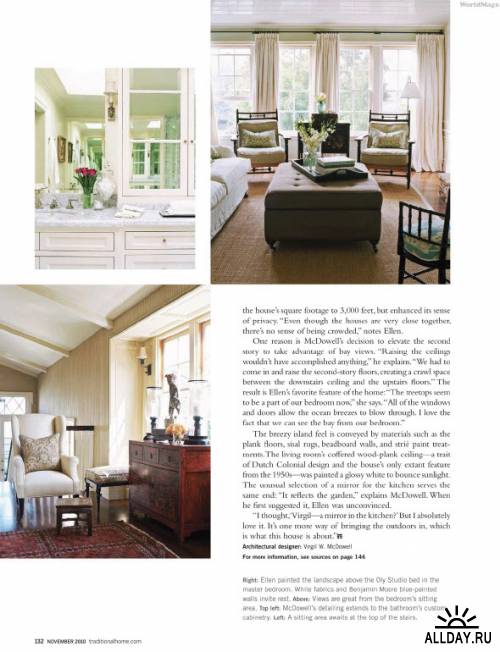 Подшивка журнала: Traditional Home. 11 номеров (2010-май/2011) PDF