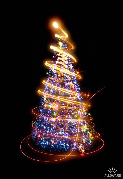 Abstract Christmas tree. Set.14 | Абстрактная новогодняя елка. Вып.14