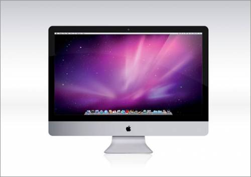 A free vector illustration of the unibody Apple: MacBook Pro, iMac, iPhone 4
