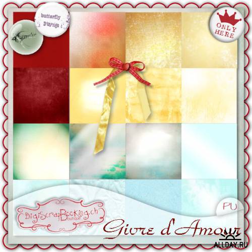 Скрап-набор Мороз любви | Givre d'Amour