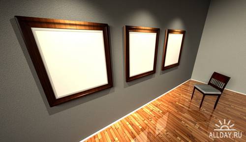 Set of 3d frames