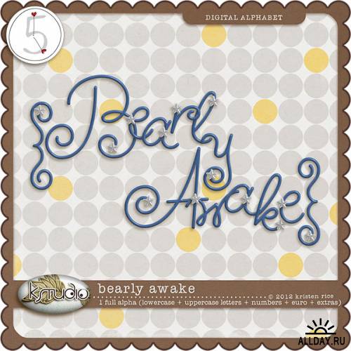 Скрап-набор Bearly Awake
