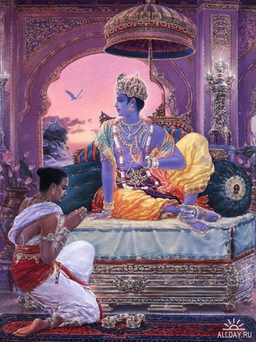 Индия - картины на тему Бхагавата Пураны