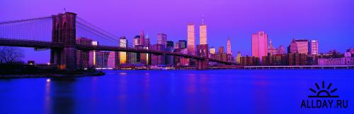 Panoramic of American New York City