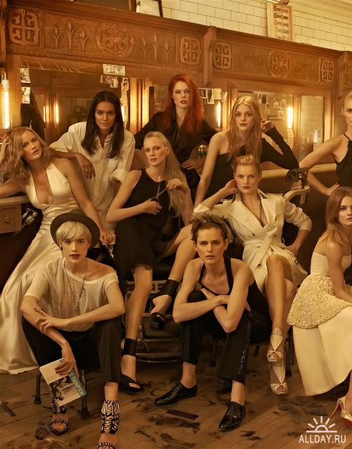 The Faces of The Moment... Фотограф Steven Meisel (2009)