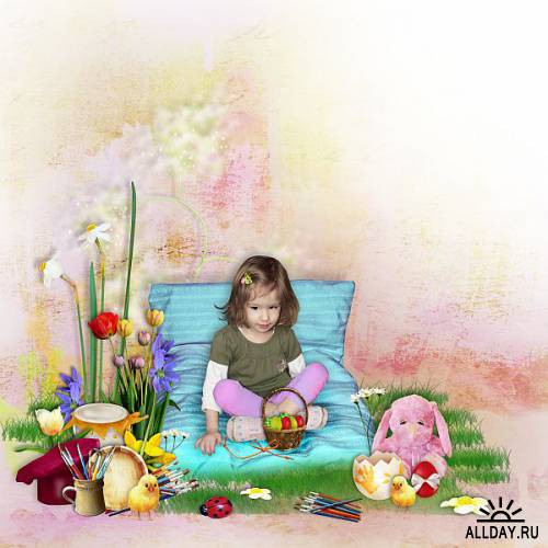 Скрап-набор Пасха. Easter Design by Ginger